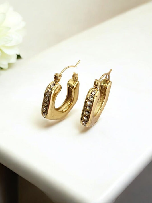 GOLD DIAMOND WAIRMEY EARRINGS