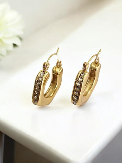 GOLD DIAMOND WAIRMEY EARRINGS