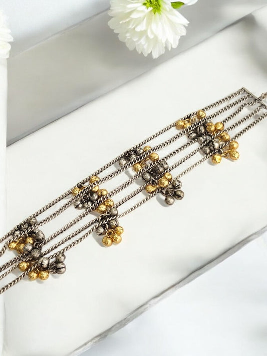 SAMRIDHI GERMAN SILVER JEWELLERY SET
