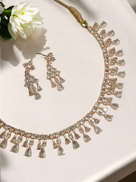 ANVISHA DROP DIAMOND JEWELLERY SET