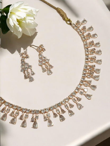 ANVISHA DROP DIAMOND JEWELLERY SET