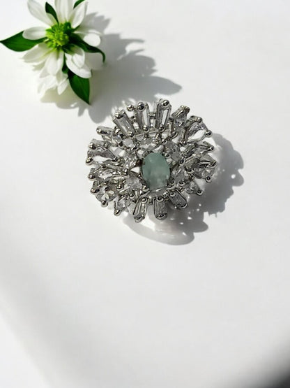 SEA GREEN MISHTI DIAMOND RING