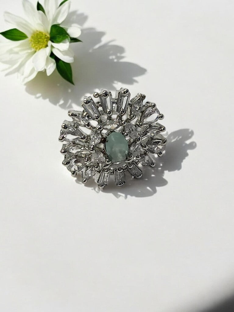 SEA GREEN MISHTI DIAMOND RING