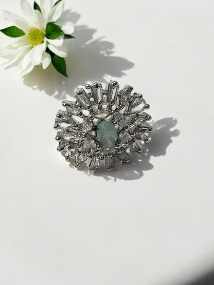 SEA GREEN MISHTI DIAMOND RING