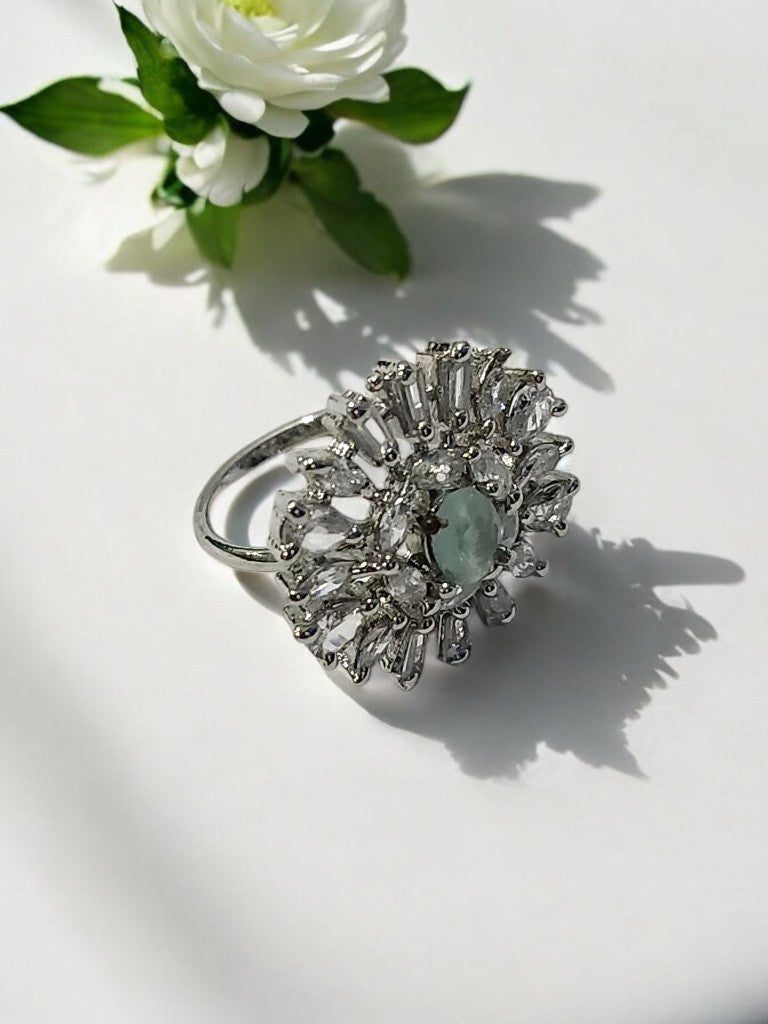 SEA GREEN MISHTI DIAMOND RING