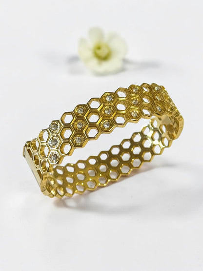 GOLDEN HONEYCOMB AARNAS BRACELET