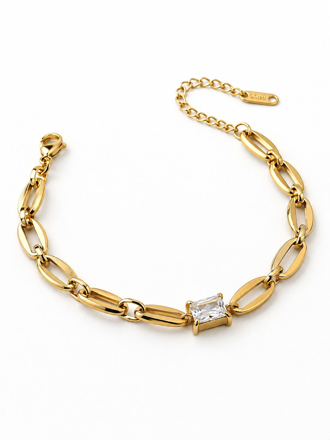 GOLDEN DIAMOND CHAIN BARNEY BRACELET