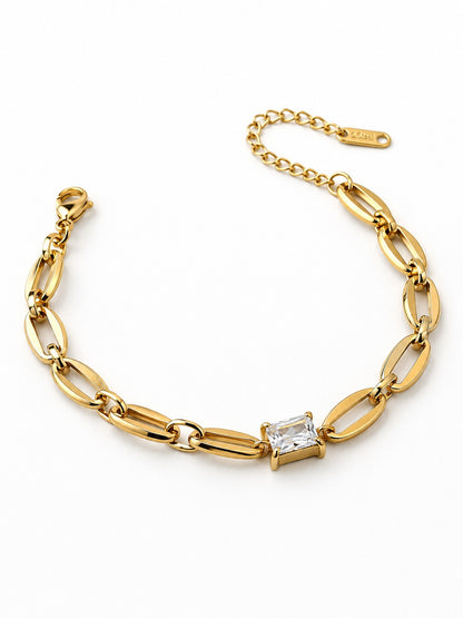 GOLDEN DIAMOND CHAIN BARNEY BRACELET