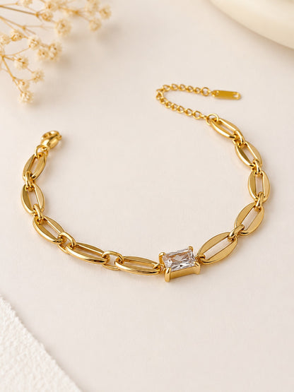 GOLDEN DIAMOND CHAIN BARNEY BRACELET