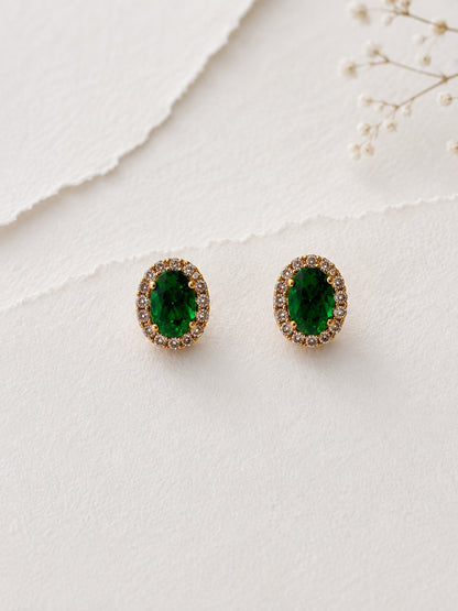 GREEN DIAMOND KADEY EARRINGS