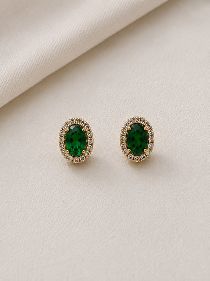 GREEN DIAMOND KADEY EARRINGS