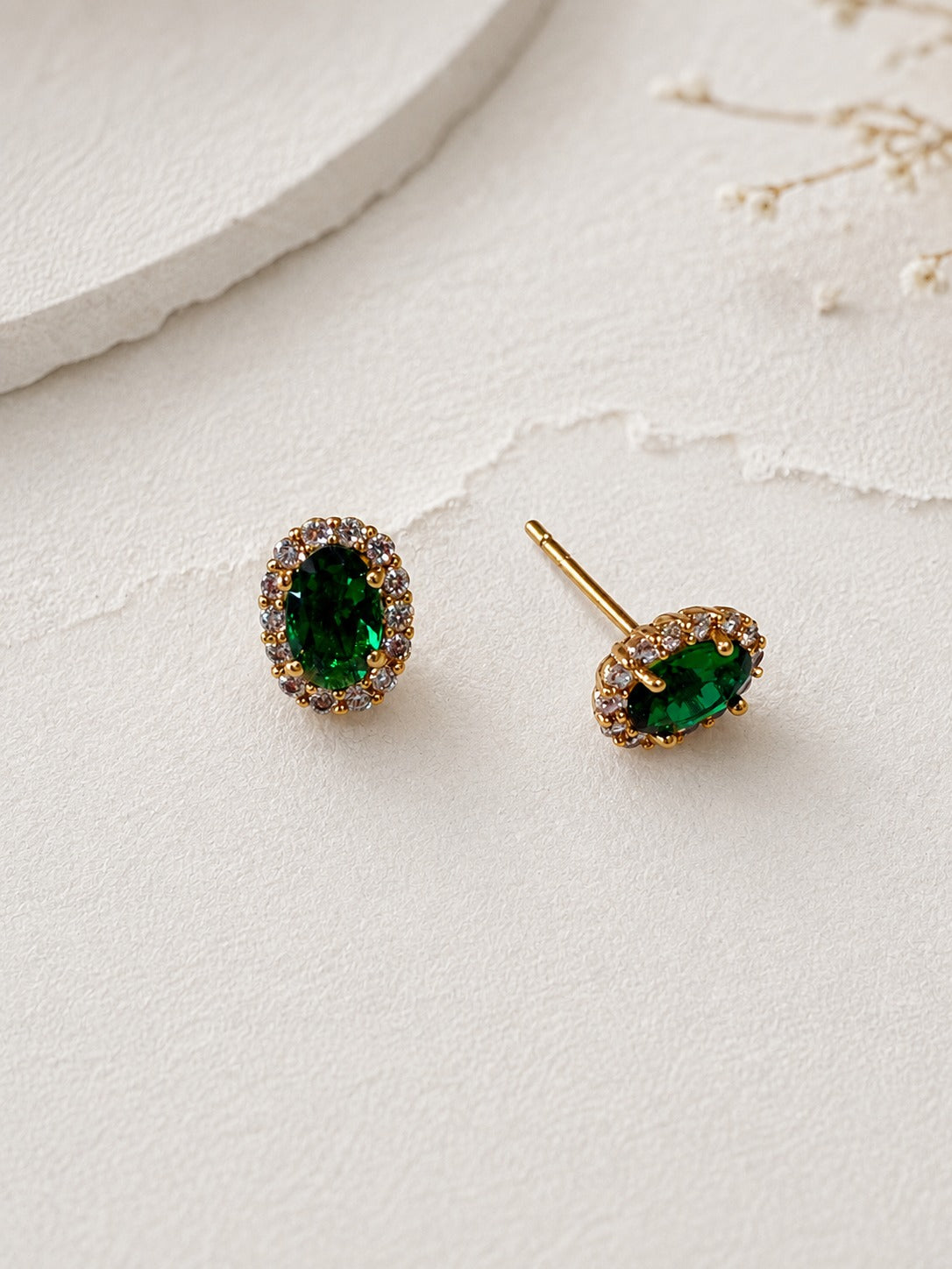 GREEN DIAMOND KADEY EARRINGS