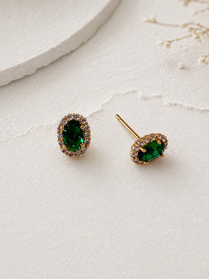 GREEN DIAMOND KADEY EARRINGS