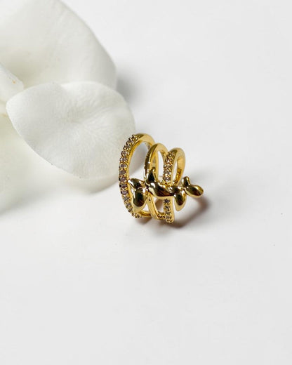 GOLDEN BUTTERFLY COLBIE EAR CUFF