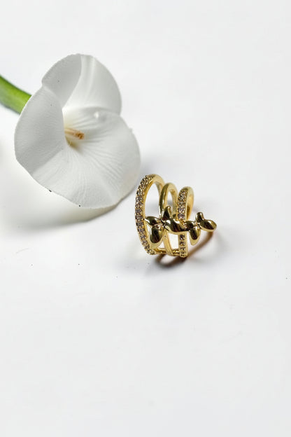 GOLDEN BUTTERFLY COLBIE EAR CUFF
