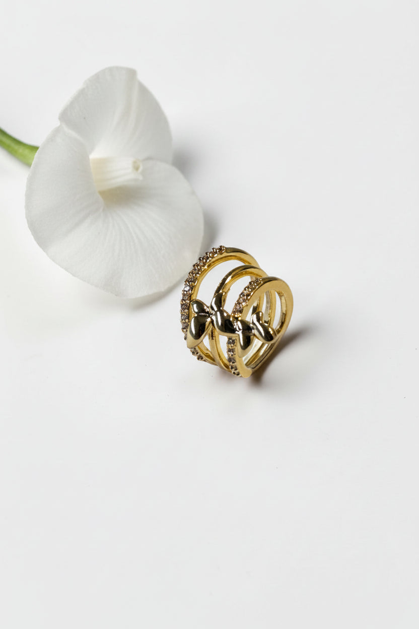 GOLDEN BUTTERFLY COLBIE EAR CUFF