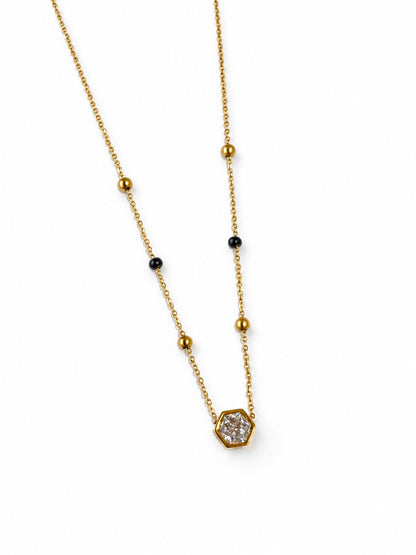 GOLDEN DIAMOND ANIKA MANGALSUTRA