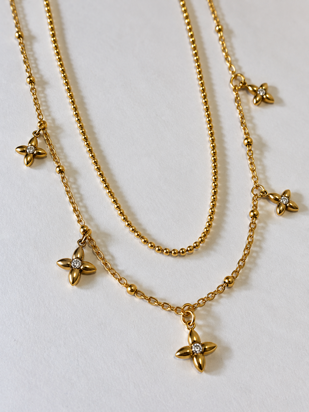 GOLDEN DIAMOND CORDELIA NECKLACE