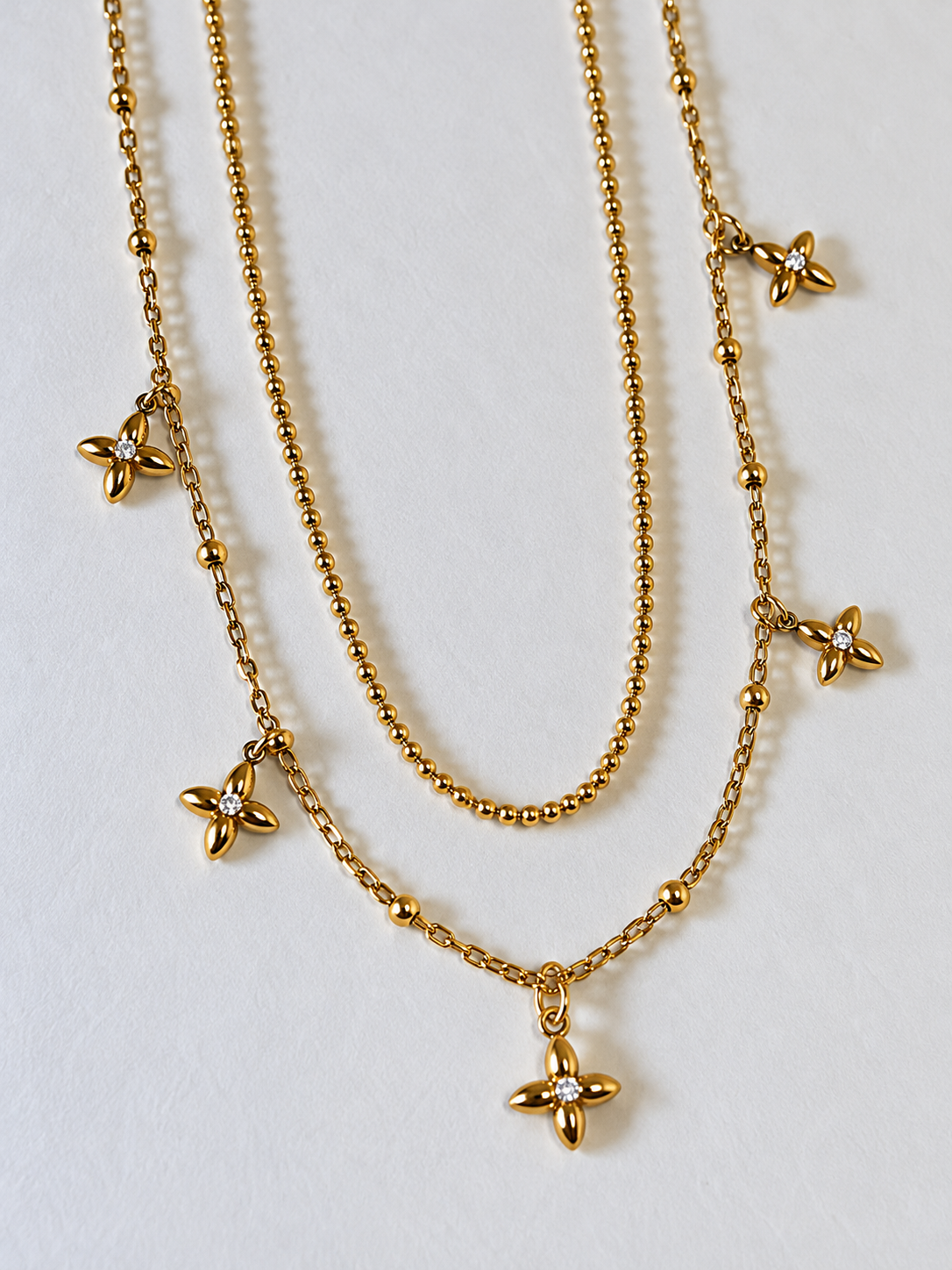 GOLDEN DIAMOND CORDELIA NECKLACE