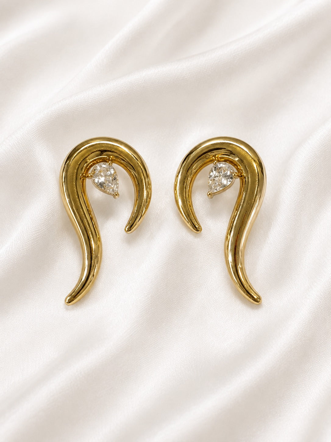 GOLDEN DIAMOND KACPER EARRINGS