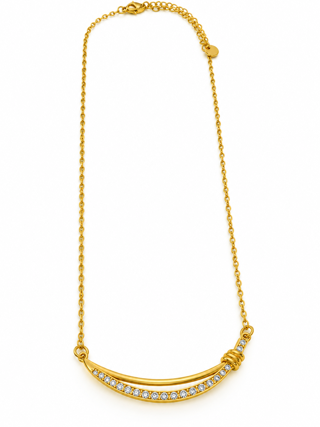 GOLDEN DIAMOND SIMONE NECKLACE