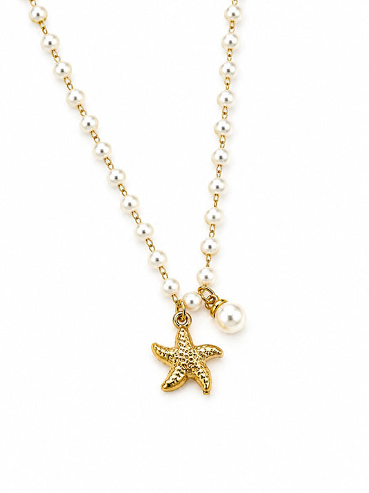 GOLDEN STARFISH EUAN NECKLACE