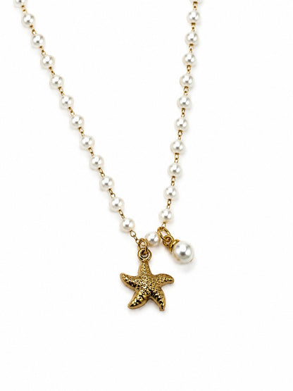 GOLDEN STARFISH EUAN NECKLACE
