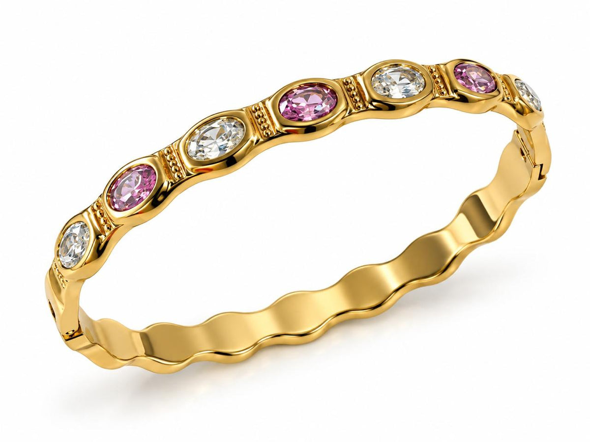 PINK STONE ASHLEY BRACELET
