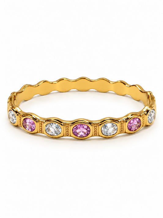 PINK STONE ASHLEY BRACELET