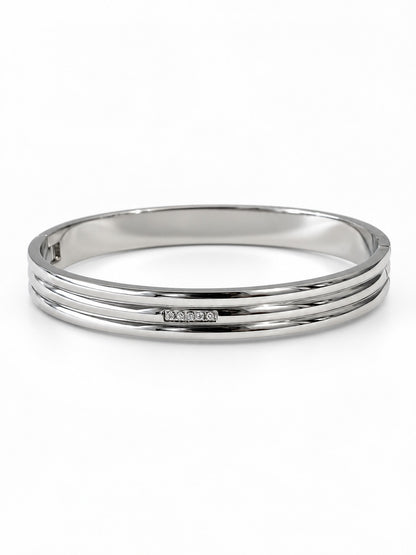 SILVER DIAMOND RUTH BRACELET