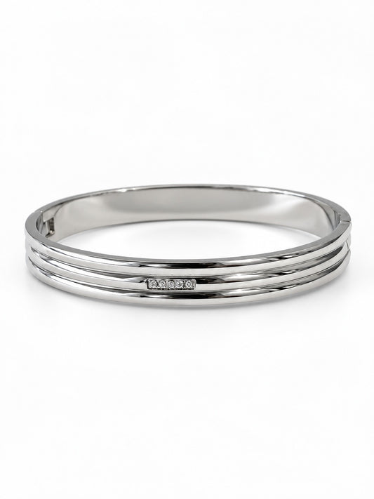 SILVER DIAMOND RUTH BRACELET