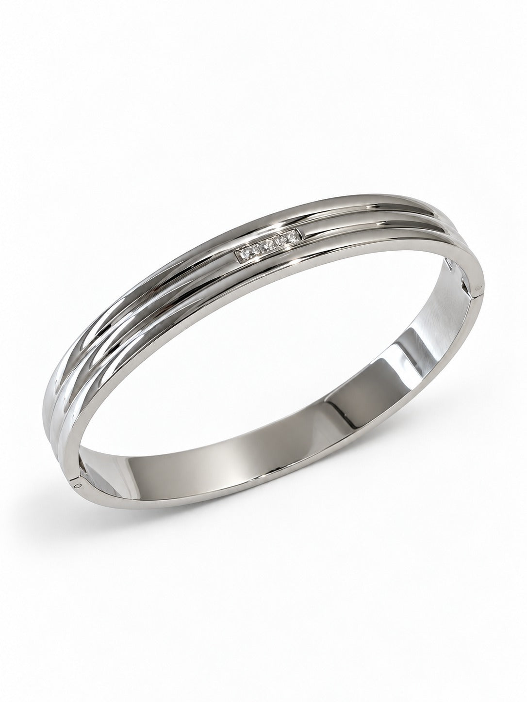 SILVER DIAMOND RUTH BRACELET