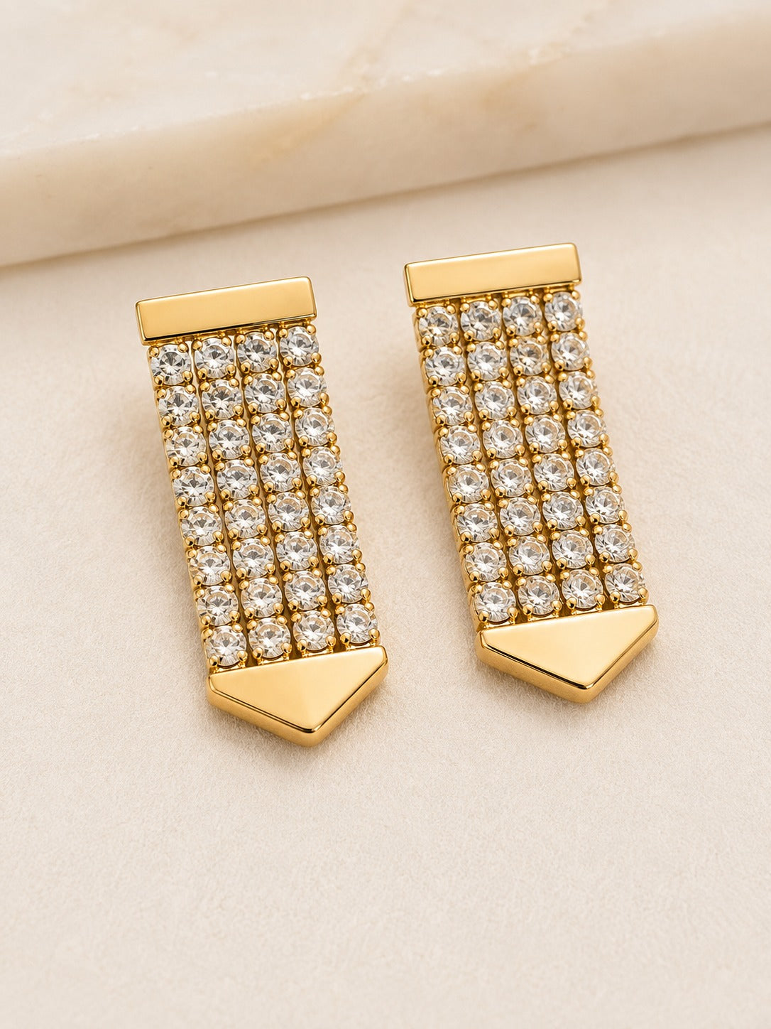 GOLDEN DIAMOND WILLOW EARRINGS