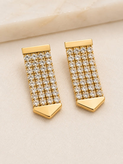 GOLDEN DIAMOND WILLOW EARRINGS