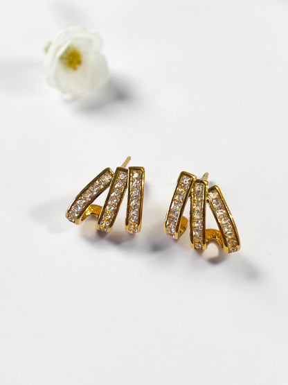 GOLDEN DIAMOND HARRY EARRINGS