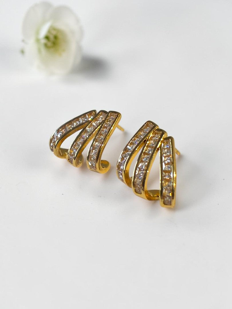 GOLDEN DIAMOND HARRY EARRINGS