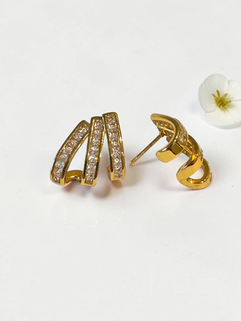 GOLDEN DIAMOND HARRY EARRINGS