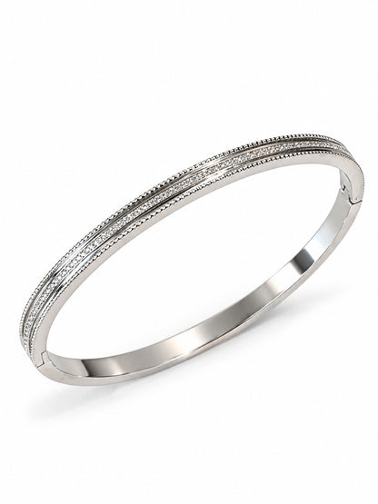SILVER DIAMOND AARVIKA BRACELET