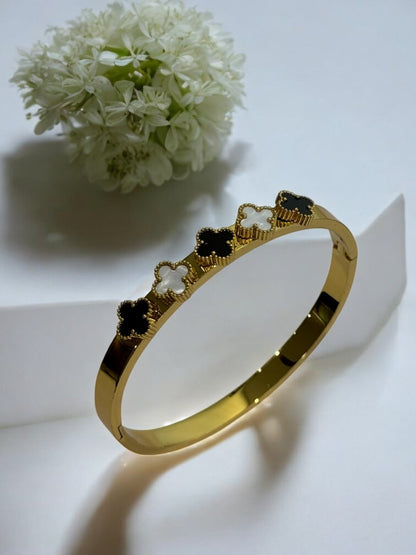 BLACK-WHITE COLBA BRACELET