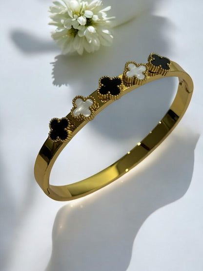 BLACK-WHITE COLBA BRACELET