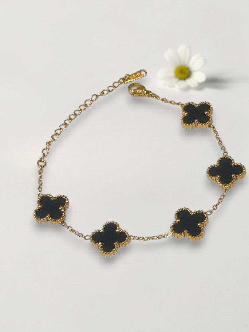 BLACK ROSALIE BRACELET