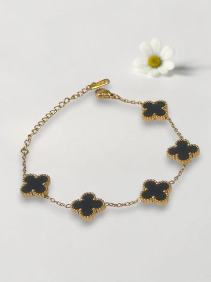 BLACK ROSALIE BRACELET