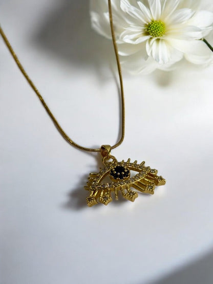 BLUE DIAMOND GATLIN NECKLACE