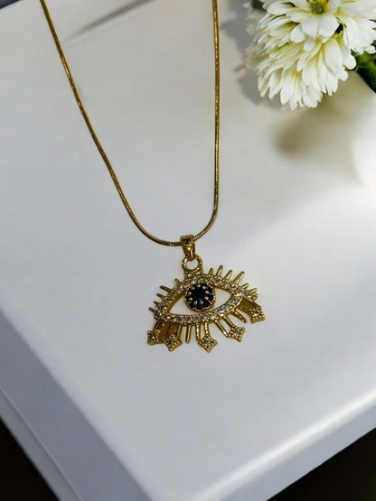 BLUE DIAMOND GATLIN NECKLACE