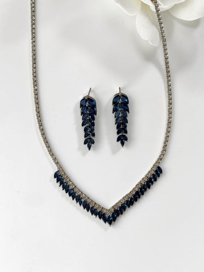 BLUE DIAMOND LAYLA NECKLACE SET