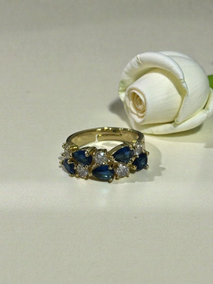 BLUE DIAMOND MIA RING