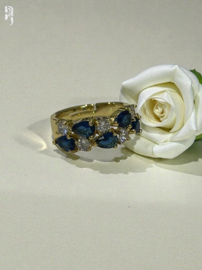 BLUE DIAMOND MIA RING