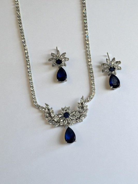 BLUE DIAMOND NOLAN NECKLACE SET