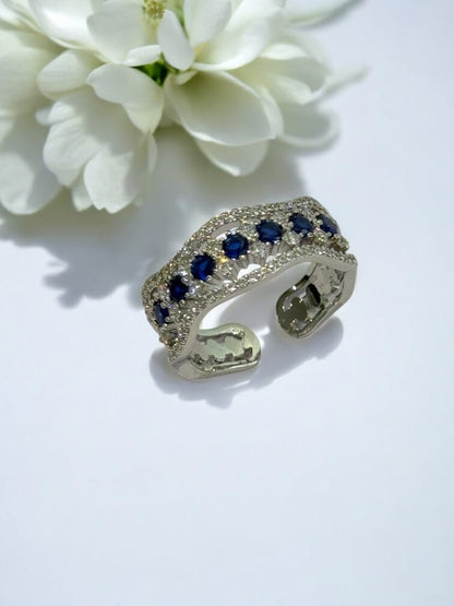 BLUE DIAMOND PARKER RING