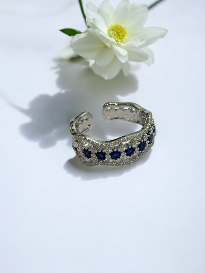 BLUE DIAMOND PARKER RING